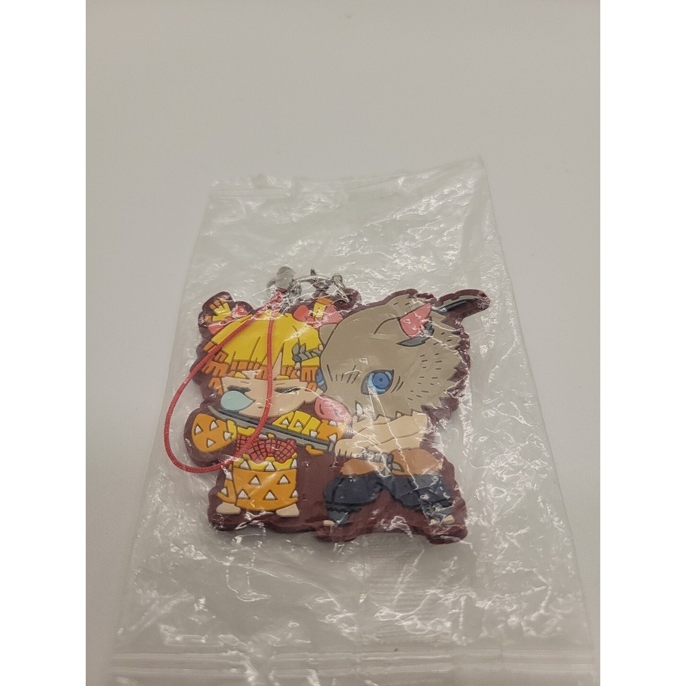 PSL Demon Slayer mini Rubber Swing #12 Zen'itsu & Inosuke BANDAI 2022  NEW